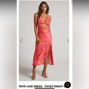 ShowPo pink ‘TOVE Midi dress’, XS